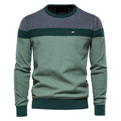 Men's Casual Warm Solid Pullover Sweater