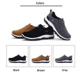 Men's Good arch support Outdoor Breathable Lightweight Walking Slip On Sneakers