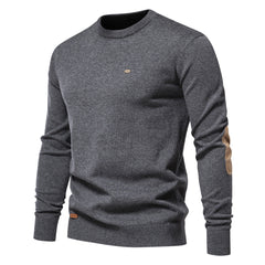 Men's Casual Crew Neck Pullover Knit Sweater